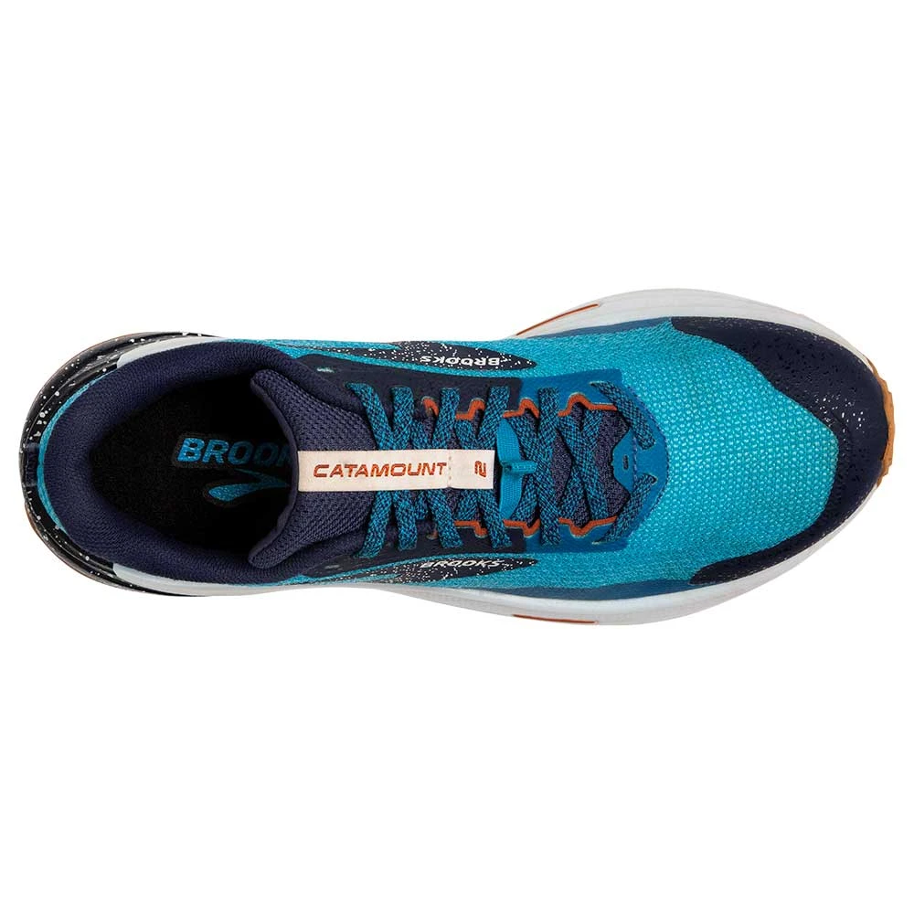 BROOKS Men's Catamount 2 Trail Running Shoe- Peacoat/Atomic Blue/Rooibos - Regular (D) 7 BROOKS Men's Catamount 2 Trail Running Shoe- Peacoat/Atomic Blue/Rooibos - Regular (D) - Image 5