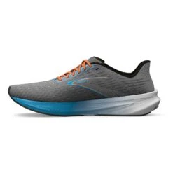 BROOKS Men's Hyperion Running Shoe - Grey/Atomic Blue/Scarlet - Regular (D) -TrailBlaze Shoes Shop 110407 020 M Hyperion