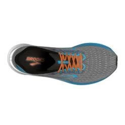 BROOKS Men's Hyperion Running Shoe - Grey/Atomic Blue/Scarlet - Regular (D) -TrailBlaze Shoes Shop 110407 020 O Hyperion