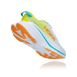 Hoka Men's Bondi X Running Shoe - White/Evening Primrose - Regular (D) -TrailBlaze Shoes Shop 1113512 WEPR 3 1