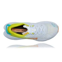 Hoka Men's Bondi X Running Shoe - White/Evening Primrose - Regular (D) -TrailBlaze Shoes Shop 1113512 WEPR 5 1