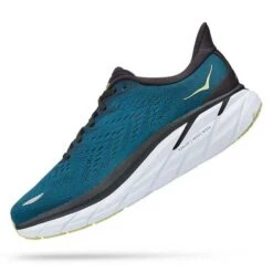 Hoka Men's Clifton 8 Running Shoe - Blue Coral/Butterfly— Regular (D) -TrailBlaze Shoes Shop 1119393 BCBT 4