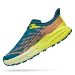 Hoka Men's Speedgoat 5 Trail Shoes - Blue Coral/Evening Primrose - Regular (D) -TrailBlaze Shoes Shop 1123157 BCEP 4