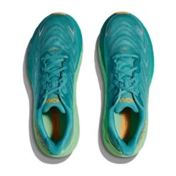 Hoka Men's Arahi 6 Running Shoe - Ocean Mist/Lime Glow - Regular (D) -TrailBlaze Shoes Shop 1123194 OMLG 2