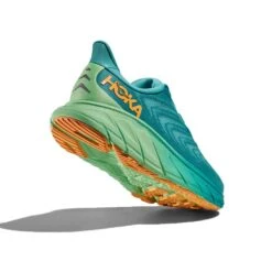 Hoka Men's Arahi 6 Running Shoe - Ocean Mist/Lime Glow - Regular (D) -TrailBlaze Shoes Shop 1123194 OMLG 4