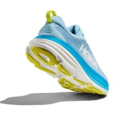 Hoka Men's Bondi 8 Running Shoe - Airy Blue/Diva Blue - Wide (2E) -TrailBlaze Shoes Shop 1123202 ABDB 4