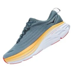 Hoka Men's Bondi 8 Running Shoes- Goblin Blue/Mountain Spring- Wide (2E) -TrailBlaze Shoes Shop 1123202 GBMS 4 266f8c61 dec2 411e a891 f3faadd41515