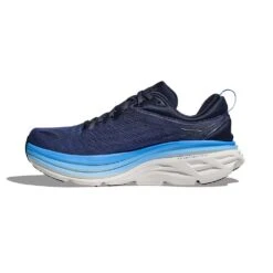 Hoka Men's Bondi 8 Running Shoe - Outer Space/All Aboard - Regular (D) -TrailBlaze Shoes Shop 1123202 OSAA 8