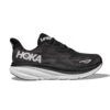 Hoka Men's Clifton 9 Running Shoe - Black/White -TrailBlaze Shoes Shop 1127895 BWHT 1