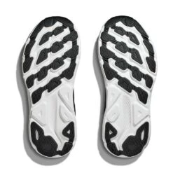 Hoka Men's Clifton 9 Running Shoe - Black/White -TrailBlaze Shoes Shop 1127895 BWHT 7