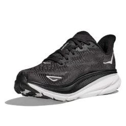 Hoka Men's Clifton 9 Running Shoe- Black/White - Wide (2E) -TrailBlaze Shoes Shop 1127896 BWHT 3 ab7b67c5 df39 471f 9632 37f3075f54dc