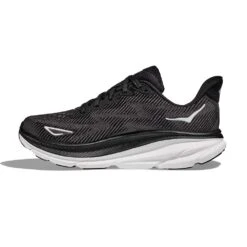 Hoka Men's Clifton 9 Running Shoe- Black/White - Wide (2E) -TrailBlaze Shoes Shop 1127896 BWHT 8 5b4b1dd9 306e 4e18 97c0 b16f19932138