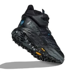 Hoka Men's Speedgoat 5 Mid GTX Running Shoe - Black/Black -TrailBlaze Shoes Shop 1127918 BBLC 4