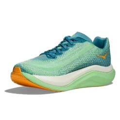 Hoka Men's Mach X Running Shoe - Ocean Mist/Lime Glow - Regular (D) -TrailBlaze Shoes Shop 1141450 OMLG 3