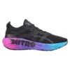 Men's Foreverrun Nitro Sunset Running Shoe - Puma Black/Luminous Blue/Electric Orchid- Regular (D) -TrailBlaze Shoes Shop 23PUMMFRVRRNNTRSNMNS Black Blue