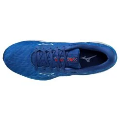 Mizuno Men's Wave Rider 26 Running Shoe- Super Sonic/IceWater- Regular (D) -TrailBlaze Shoes Shop 411373 SNIW 04 1
