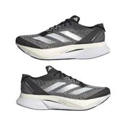 ADIDAS Men's Adizero Boston 12 Running Shoe - Core Black/FTWR White/Carbon - Regular (D) -TrailBlaze Shoes Shop ADIZERO BOSTON 12 M Black ID4234 09 standard