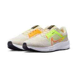 Nike Men's Air Zoom Pegasus 40 Running Shoe- White/Multi Color/Coconut - Regular (D) -TrailBlaze Shoes Shop AURORA DV3853 101 PHCFH001 2000