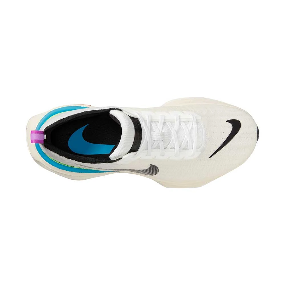 Men's Nike Invincible Run Flyknit 3 SE Running Shoe- White/Black-Lime Blast-Blue Lightning- Regular (D) 7 Men's Nike Invincible Run Flyknit 3 SE Running Shoe- White/Black-Lime Blast-Blue Lightning- Regular (D) - Image 5