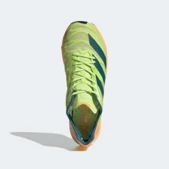 ADIDAS Unisex ADIZERO Adios Pro 2 - Pulse Lime/Real Teal/Flash Orange-Regular (D) -TrailBlaze Shoes Shop Adizero Adios Pro 2.0 Shoes Green GX3124 02 standard hover