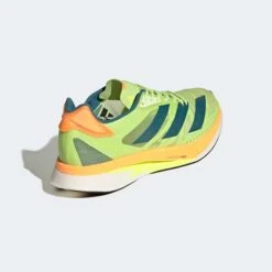 ADIDAS Unisex ADIZERO Adios Pro 2 - Pulse Lime/Real Teal/Flash Orange-Regular (D) -TrailBlaze Shoes Shop Adizero Adios Pro 2.0 Shoes Green GX3124 05 standard