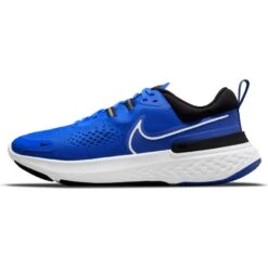 Men's Nike React Miler 2 Running Shoe - Hyper Royal/White/Black - Regular (D) -TrailBlaze Shoes Shop CW7121 401 PHSLH000 JPG HEI 875 WID 875