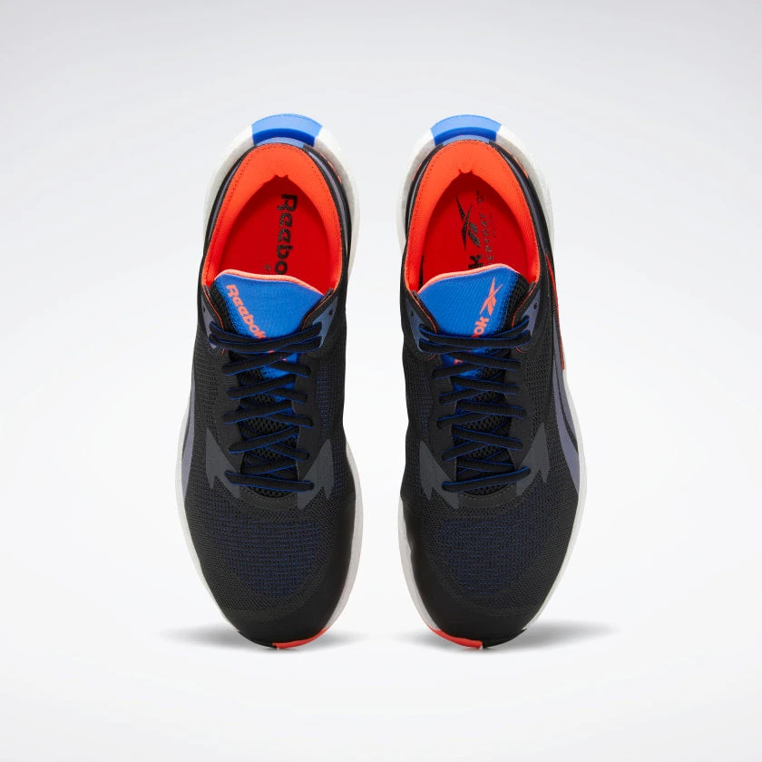 Reebok Men's Floatride Energy Symmetros Running Shoe - Night Black/Court Blue/Orange Flame - Regular (D) - Image 5