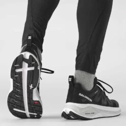 Salomon Men's Glide Max Running Shoe- Lunar Rock/Black/Tanager Turquoise- Regular (D) -TrailBlaze Shoes Shop L41764300 4e494aa7168472bdada643c1f0e87bbd