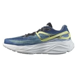 Salomon Men's Aero Blaze Running Shoe- Blue Ashes/Sunny Lime/Dark Sapphire- Regular (D) -TrailBlaze Shoes Shop L47049200 1c091cc8afd4a8f2210419d36db57a20