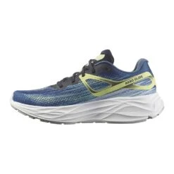 Salomon Men's Aero Glide Running Shoe- Blue Ashes/Dark Sapphire/Sunny Lime- Regular (D) -TrailBlaze Shoes Shop L47049200 e608f10ff40abd98ac04d0abc7269171