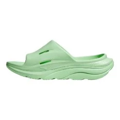 Hoka Unisex Ora Recovery Slide 3 - Lime Glow/Lime Glow - Regular (D) -TrailBlaze Shoes Shop LIGLLIGL D7