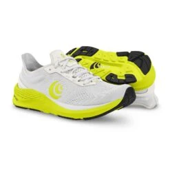 Topo Athletic Men's Cyclone Running Shoe - White/Lime - Regular (D) -TrailBlaze Shoes Shop M045 WHTLIM 5