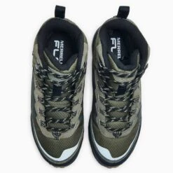 Merrell Men's Moab Speed Thermo Mid Waterproof Hiking Boot - Olive - Regular (D) -TrailBlaze Shoes Shop MRLM J066915 021621 S21 005 1