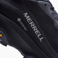 Merrell Men's Moab Speed GoreTEX Hiking Shoe - Black/Asphalt - Regular (D) -TrailBlaze Shoes Shop MRLM J067083 021621 S21 007