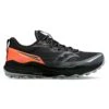 Saucony Men's Xodus Ultra 2 Trail Running Shoe - Black/ViZiOrange - Regular (D) -TrailBlaze Shoes Shop S10843 05 1