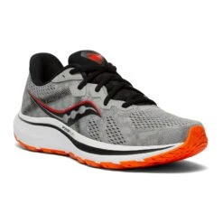 Saucony Men's Omni 20 Running Shoe - Alloy/Fire - Regular (D) -TrailBlaze Shoes Shop S20681 20 5