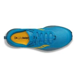 Saucony Men's Peregrine 12 Trail Running Shoe - Ocean/Blk - Regular (D) -TrailBlaze Shoes Shop S20737 32 3