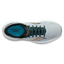 Saucony Men's Endorphin Speed 3 Running Shoe - Concrete/ViZi- Regular (D) 10 Saucony Men's Endorphin Speed 3 Running Shoe - Concrete/ViZi- Regular (D) -TrailBlaze Shoes Shop S20756 27 3