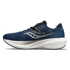 Saucony Men's Triumph 20 Running Shoe - Twilight/Rain - Wide (2E) -TrailBlaze Shoes Shop S20760 21 2