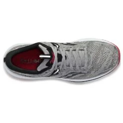 Saucony Men's Omni 21 Running Shoe- Alloy/Garnet- Regular (D) -TrailBlaze Shoes Shop S20762 20 3