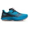 Saucony Men's Endorphin Edge Trail Shoe- Ocean/Black- Regular (D) -TrailBlaze Shoes Shop S20773 31 1