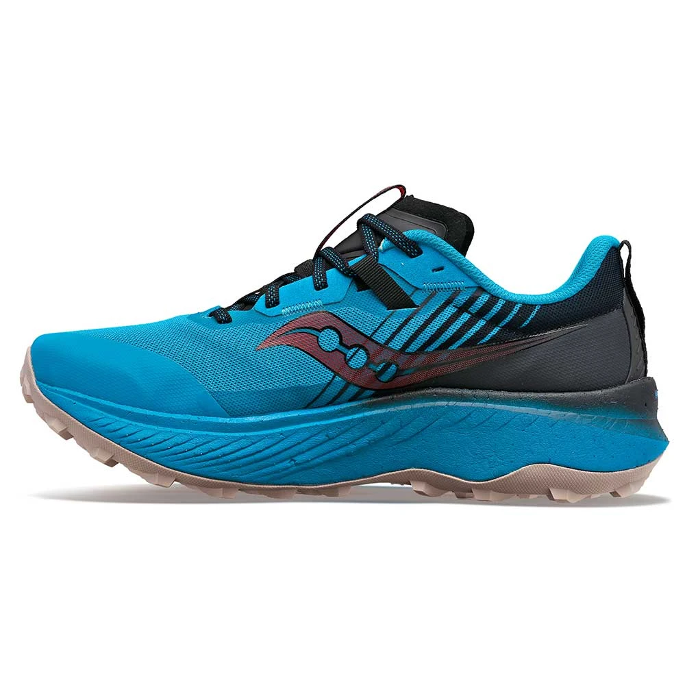 Saucony Men's Endorphin Edge Trail Shoe- Ocean/Black- Regular (D) 5 Saucony Men's Endorphin Edge Trail Shoe- Ocean/Black- Regular (D) - Image 3