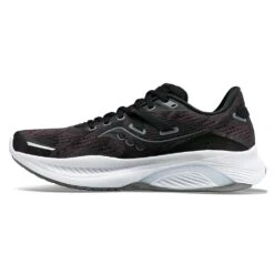 Saucony Men's Guide 16 Running Shoe- Black/White- Regular (D) -TrailBlaze Shoes Shop S20810 05 2
