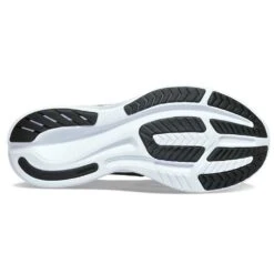 Saucony Men's Ride 16 Running Shoe -Black/White - Wide (2E) -TrailBlaze Shoes Shop S20831 05 4
