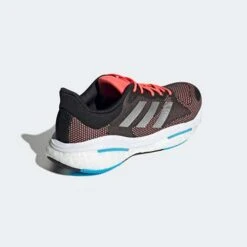 Men's Adidas Solar Glide 5 Running Shoe - Carbon/Silver Met/Turbo - Regular (D) -TrailBlaze Shoes Shop Solarglide 5 Shoes Grey H01162 05 standard