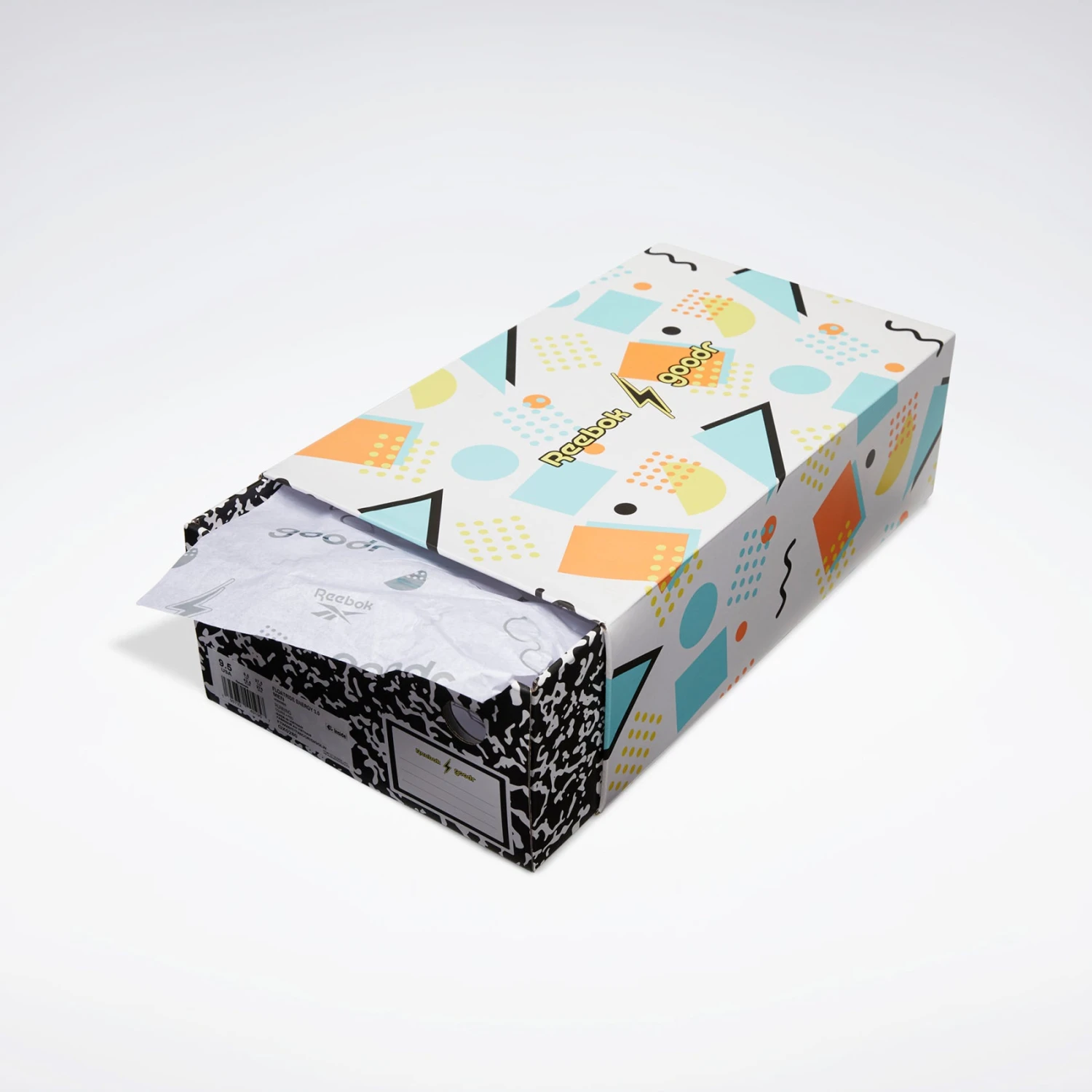 Reebok Men's Goodr Floatride Energy 3.0 Running Shoes - Footwear White/Twisted Coral/Digital Glow- Regular (D) - Image 7